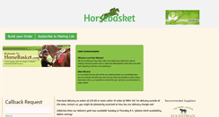 Desktop Screenshot of horsebasket.com