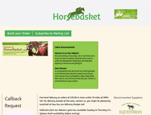 Tablet Screenshot of horsebasket.com